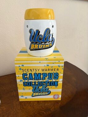 Scentsy UCLA Bruins Ceramic Warmer - White, Blue & Yellow